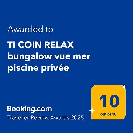 Ti Coin Relax Bungalow Vue Mer Piscine Privee Saint-Francois  Exteriér fotografie