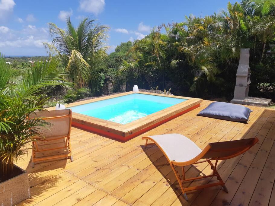 Ti Coin Relax Bungalow Vue Mer Piscine Privee Saint-Francois  Exteriér fotografie