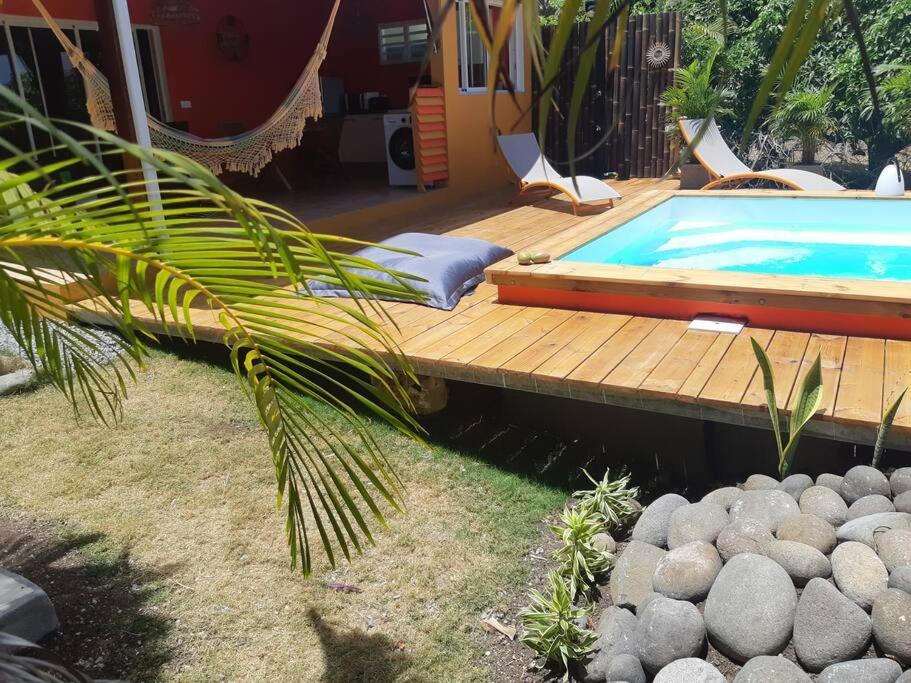 Ti Coin Relax Bungalow Vue Mer Piscine Privee Saint-Francois  Exteriér fotografie