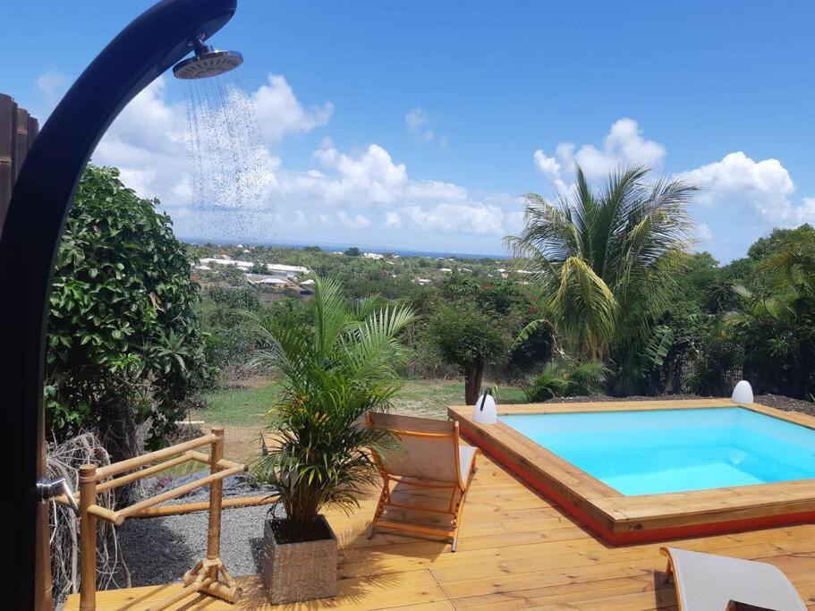 Ti Coin Relax Bungalow Vue Mer Piscine Privee Saint-Francois  Exteriér fotografie
