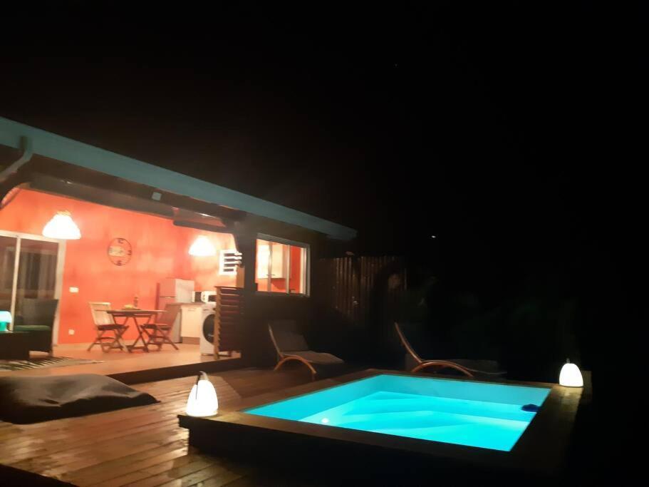 Ti Coin Relax Bungalow Vue Mer Piscine Privee Saint-Francois  Exteriér fotografie