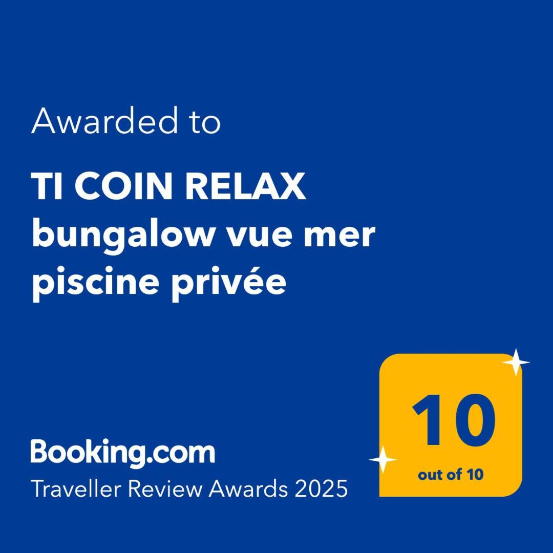 Ti Coin Relax Bungalow Vue Mer Piscine Privee Saint-Francois  Exteriér fotografie